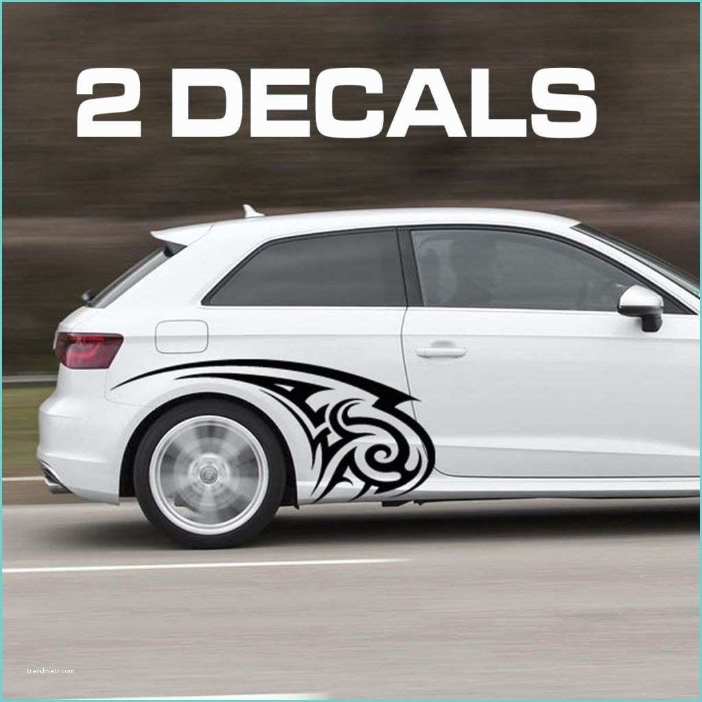 Car Door Stickers Design Tribal Design Car Door Decal Sticker