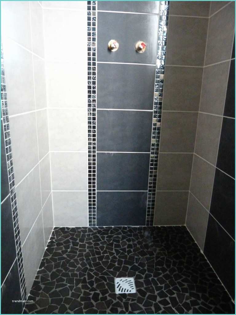 carrelage salle de bain blanc gris