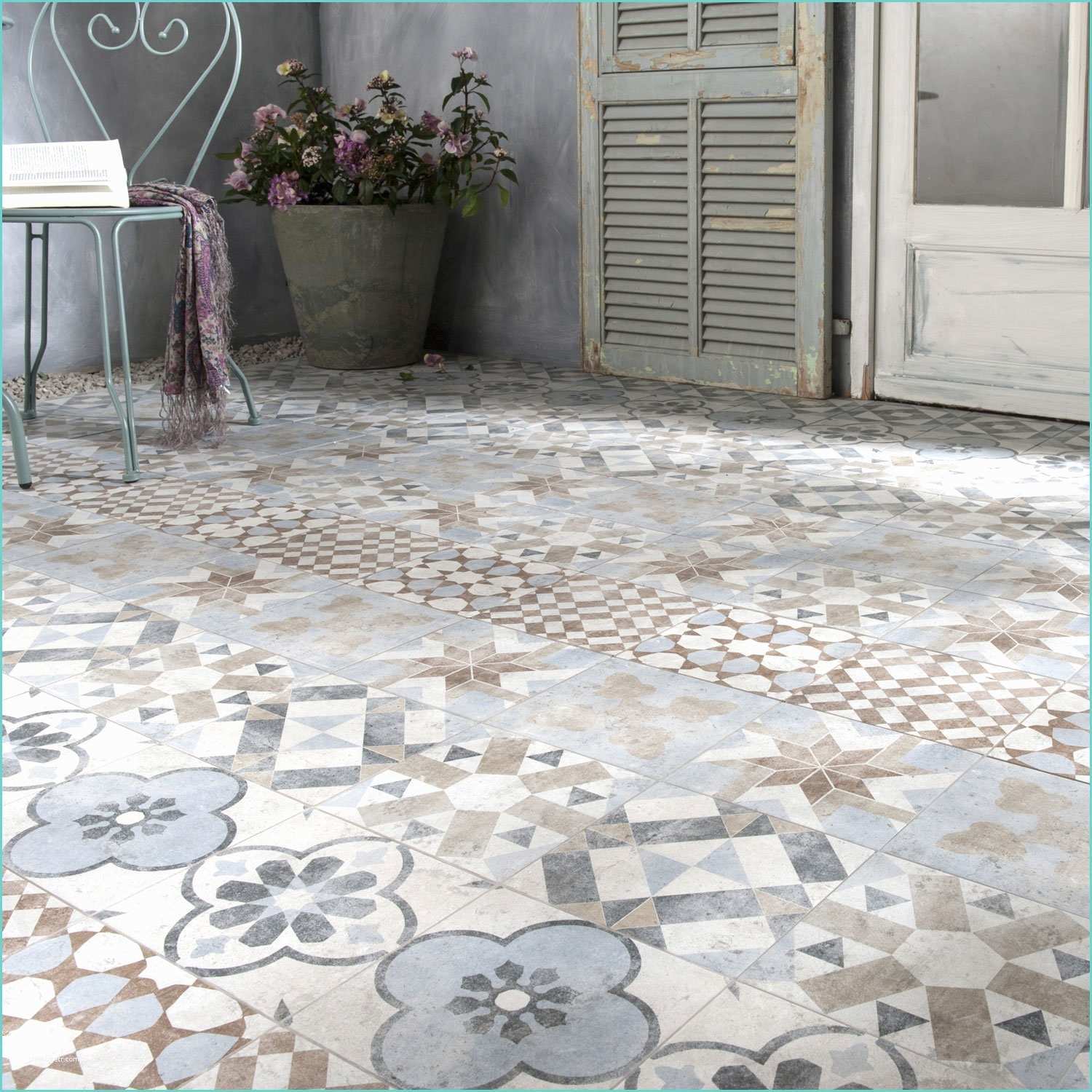 Carrelage Interieur Maison Moderne Carrelage sol Mix Couleur Effet Terre Cuite Villa L 20 X L