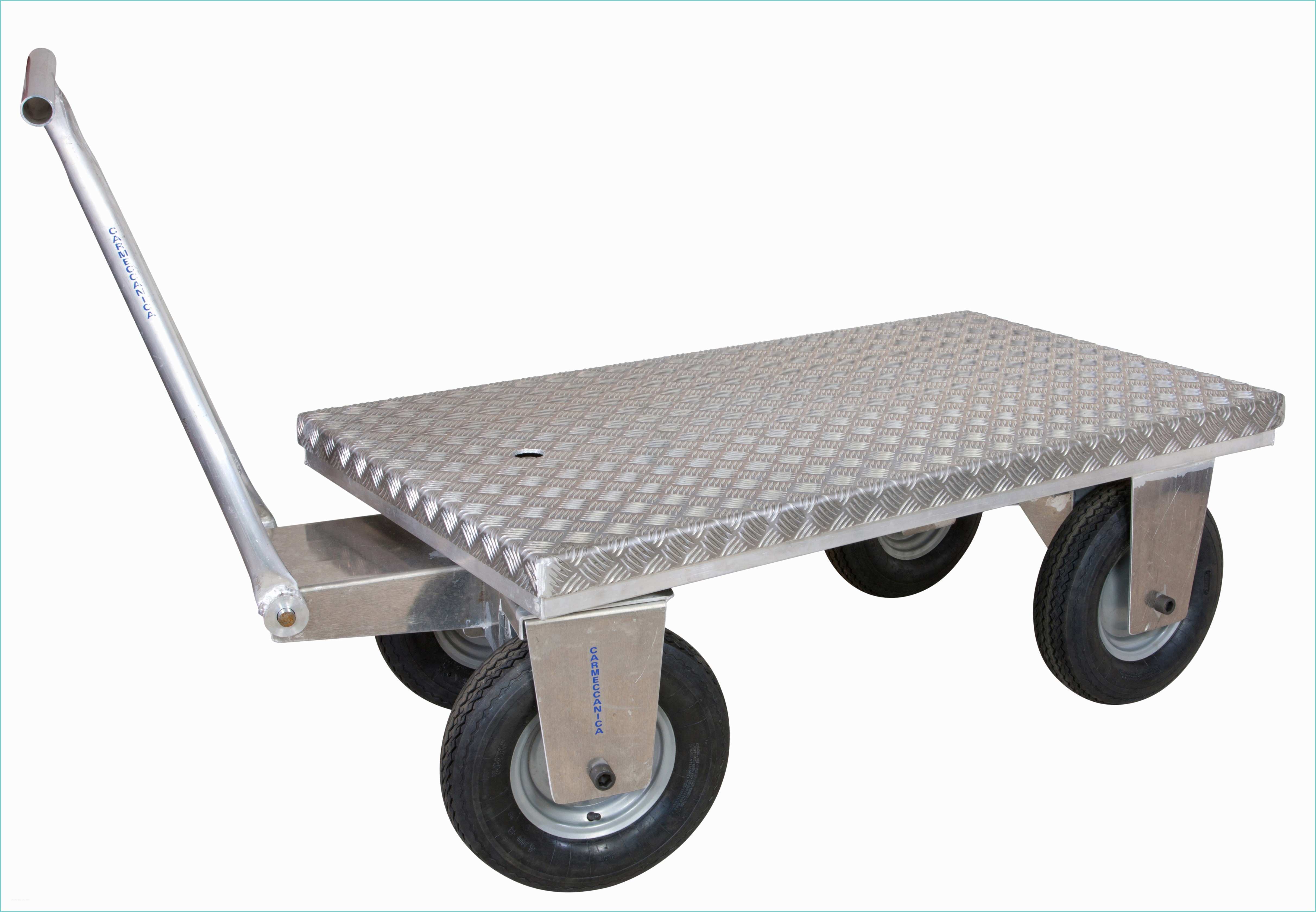 Carrelli In Alluminio Per Trasporto Rimorchio Industriale Per Carichi Pesanti Realizzato In