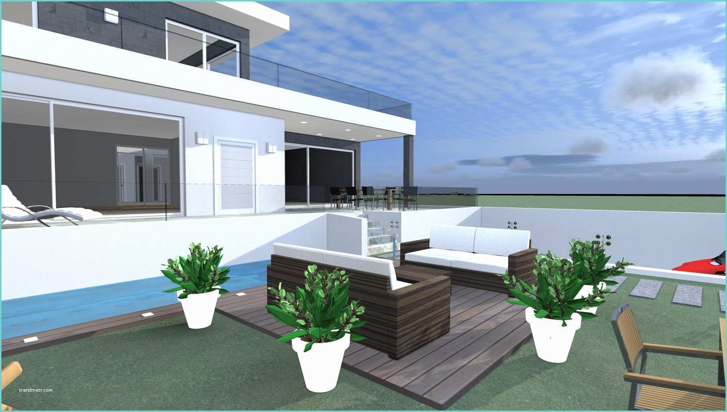 Casa Moderna Con Tetto In Legno Pro Ti 3d Costruzione Esempi Di Pro Ti Online Di