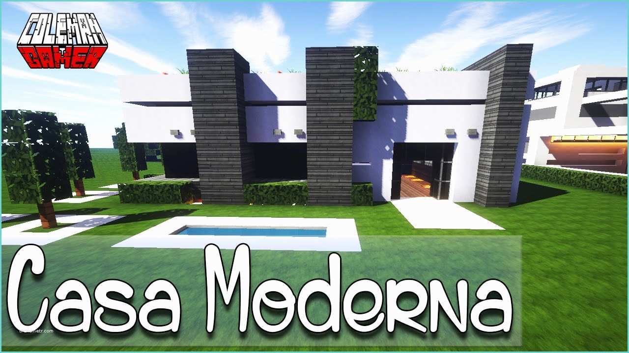 Casas De Madera Para Minecraft Minecraft O Hacer Una Casa Moderna Tutorial