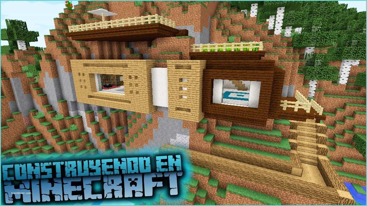 Casas De Madera Para Minecraft O Hacer Una Casa Moderna En Una MontaÑa Minecraft