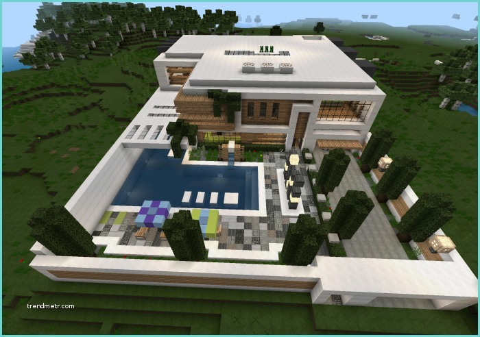 Casas Modernas En Minecraft Pe Casa Moderna [creation]