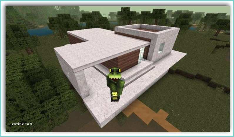 Casas Modernas En Minecraft Pe Planos Para Hacer Una Casa Moderna En Minecraft Pe