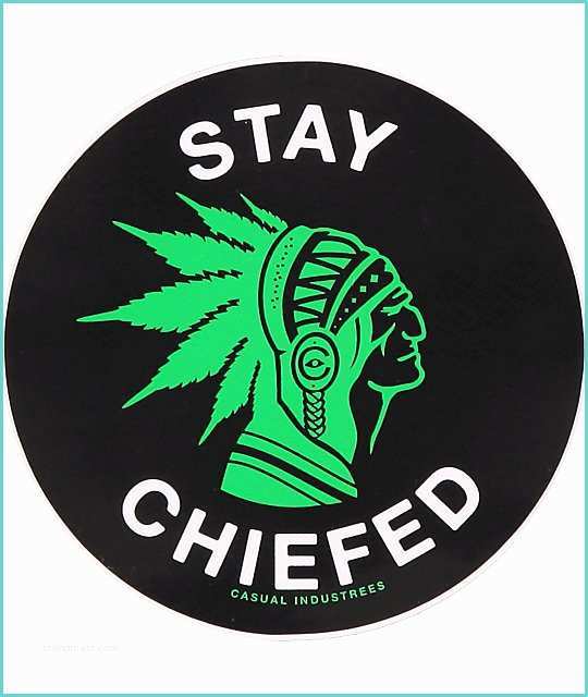 Casual Industrees Stickers Casual Industrees Stay Chiefed Sticker
