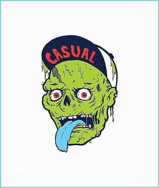Casual Industrees Stickers Casual Industrees Zombie Sticker