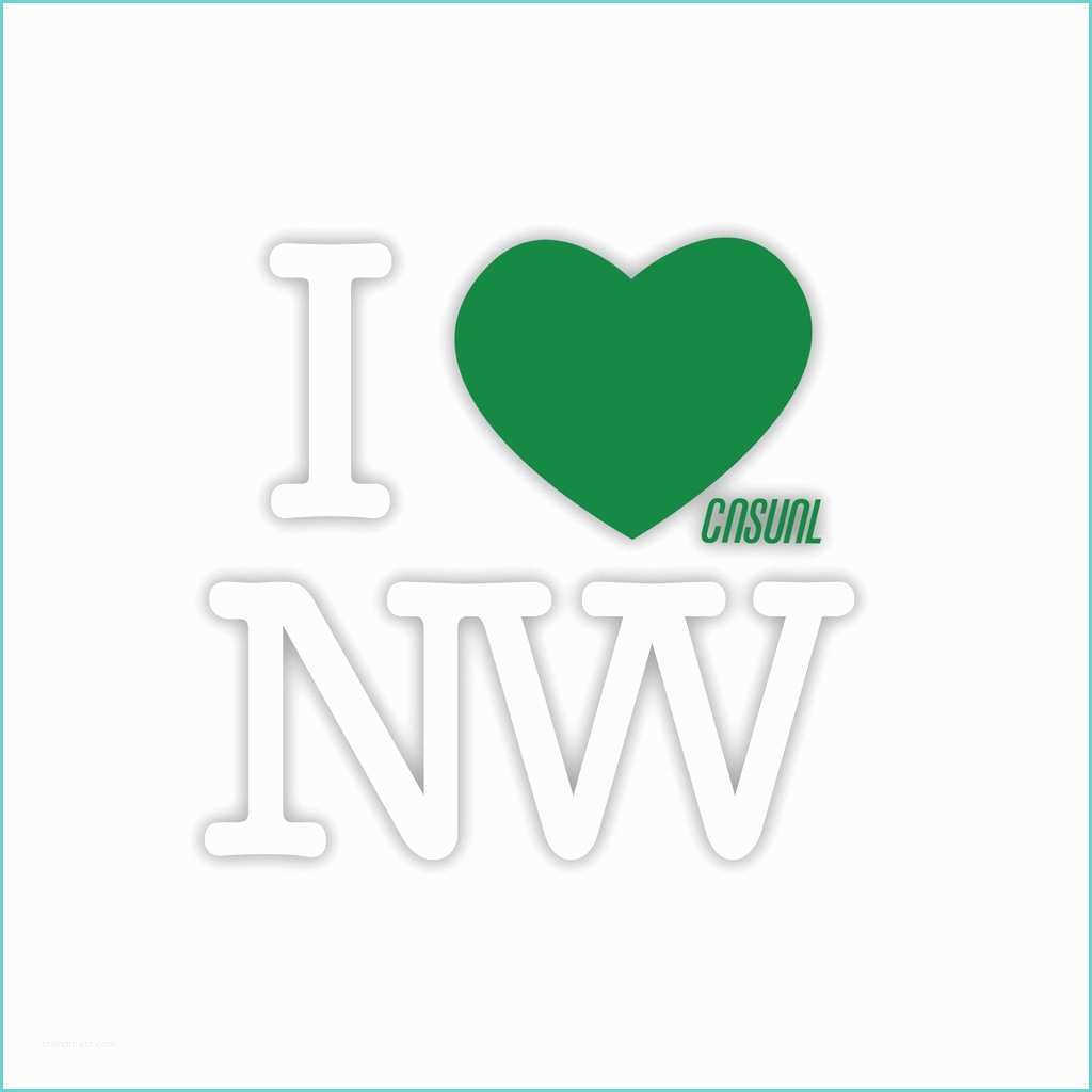 Casual Industrees Stickers I Heart Nw – Casual Industrees