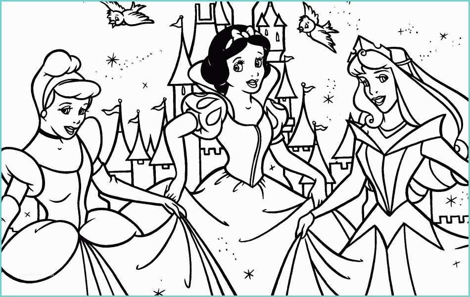 dibujos princesas disney para colorear