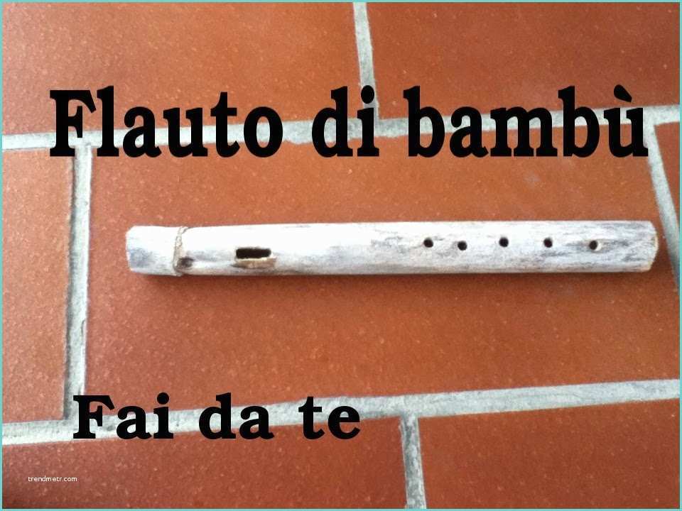 Ceste Fai Da Te Fai Da Te Flauto Traverso Di Bambù Funzionante