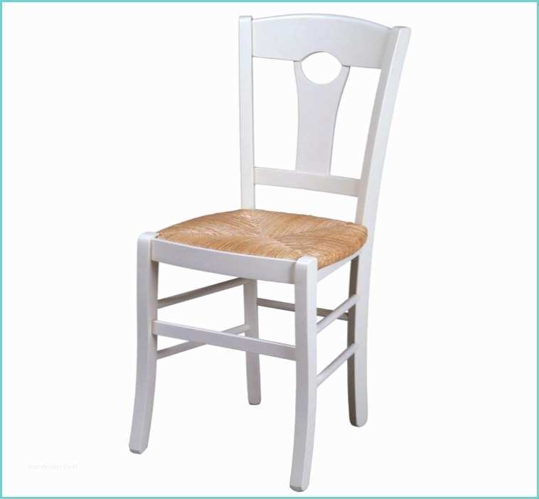 chaise cuisine blanche et bois
