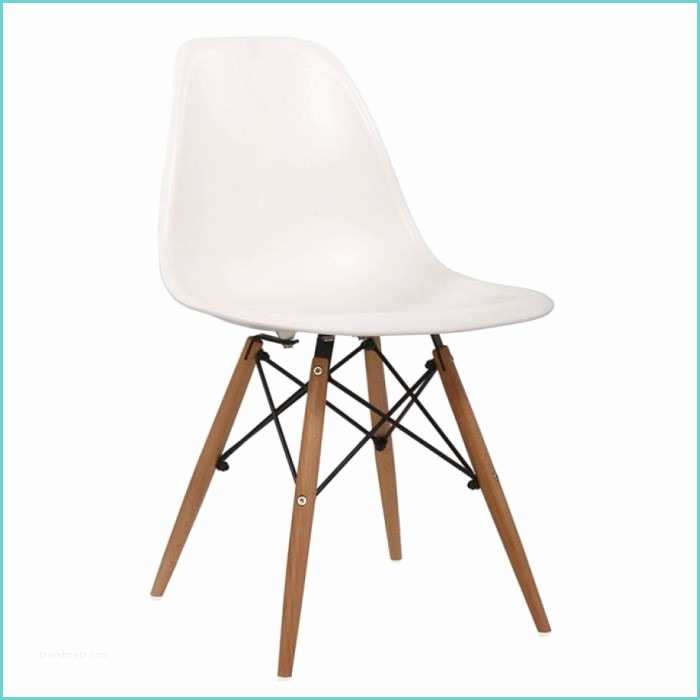 Chaise Charles Eames Pas Cher Chaise Design Dsw Blanche Achat Vente Chaise Blanc