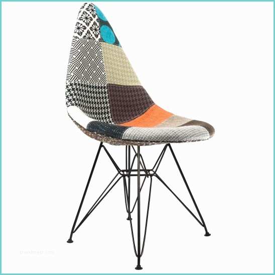 Chaise Eames Dsw Patchwork Sedia Goccia Patchwork ispirata A Eames