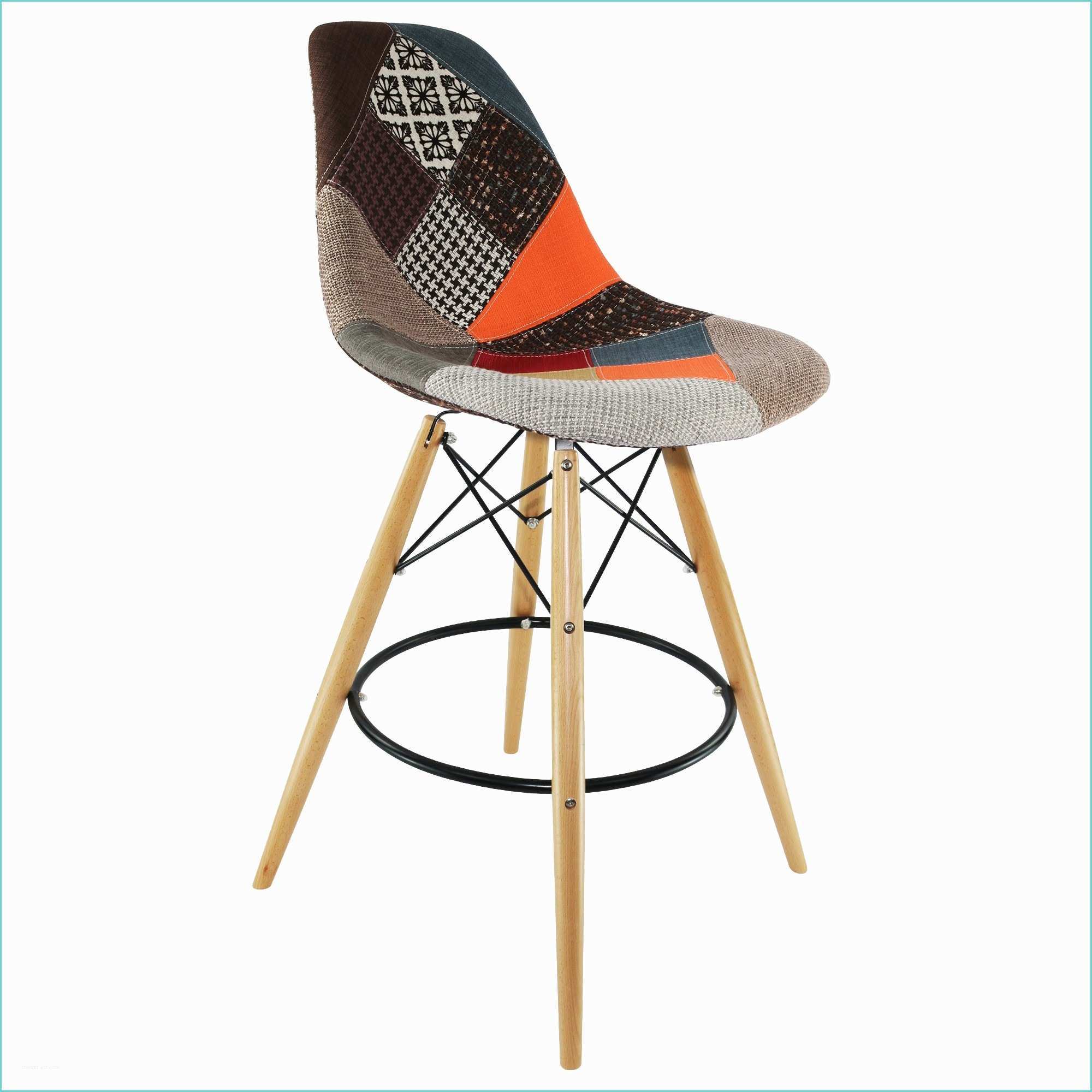 Chaise Eames Dsw Patchwork Tabouret Dsw Patchwork