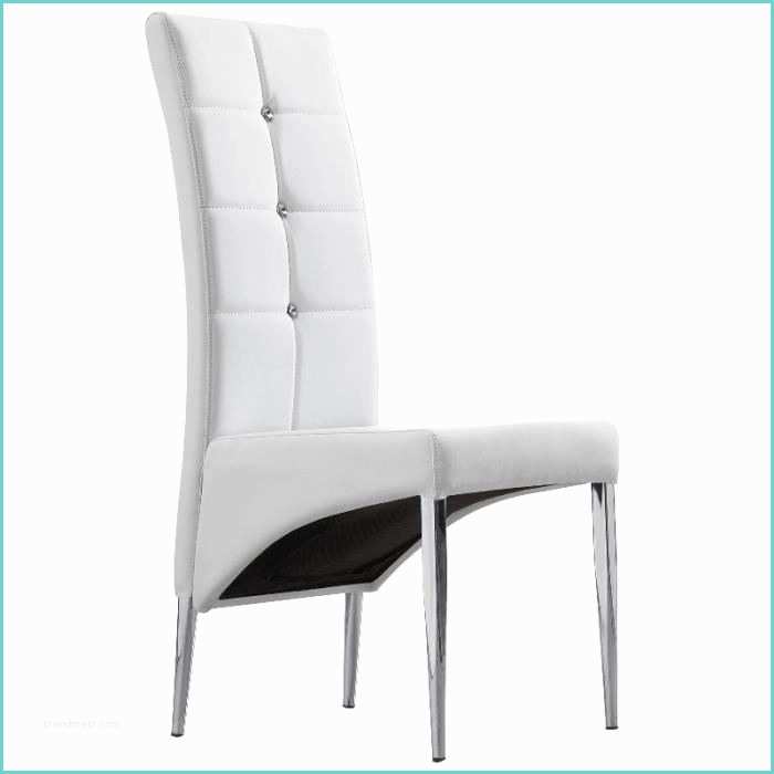 Chaise En Cuir Blanc Vendre Chaises Simili Cuir Blanc Maison Design Wiblia