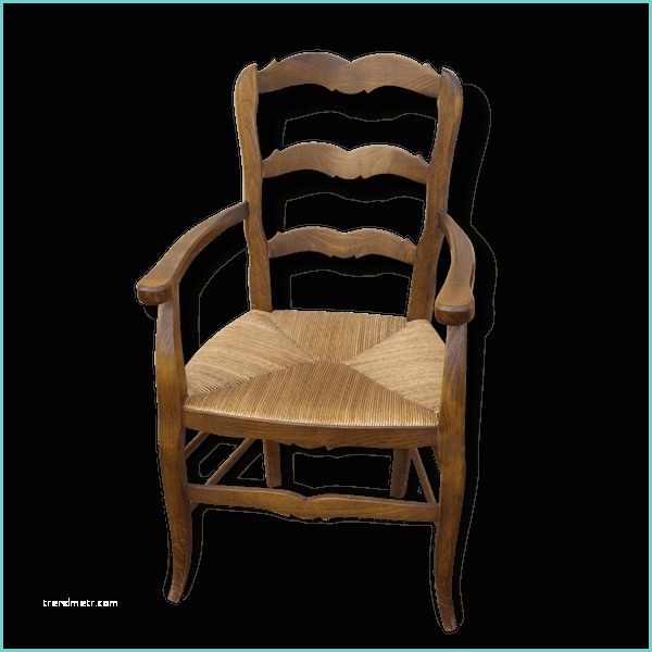 Chaise En Paille Moderne Chaise En Paille Avec Accoudoir Bois Matériau