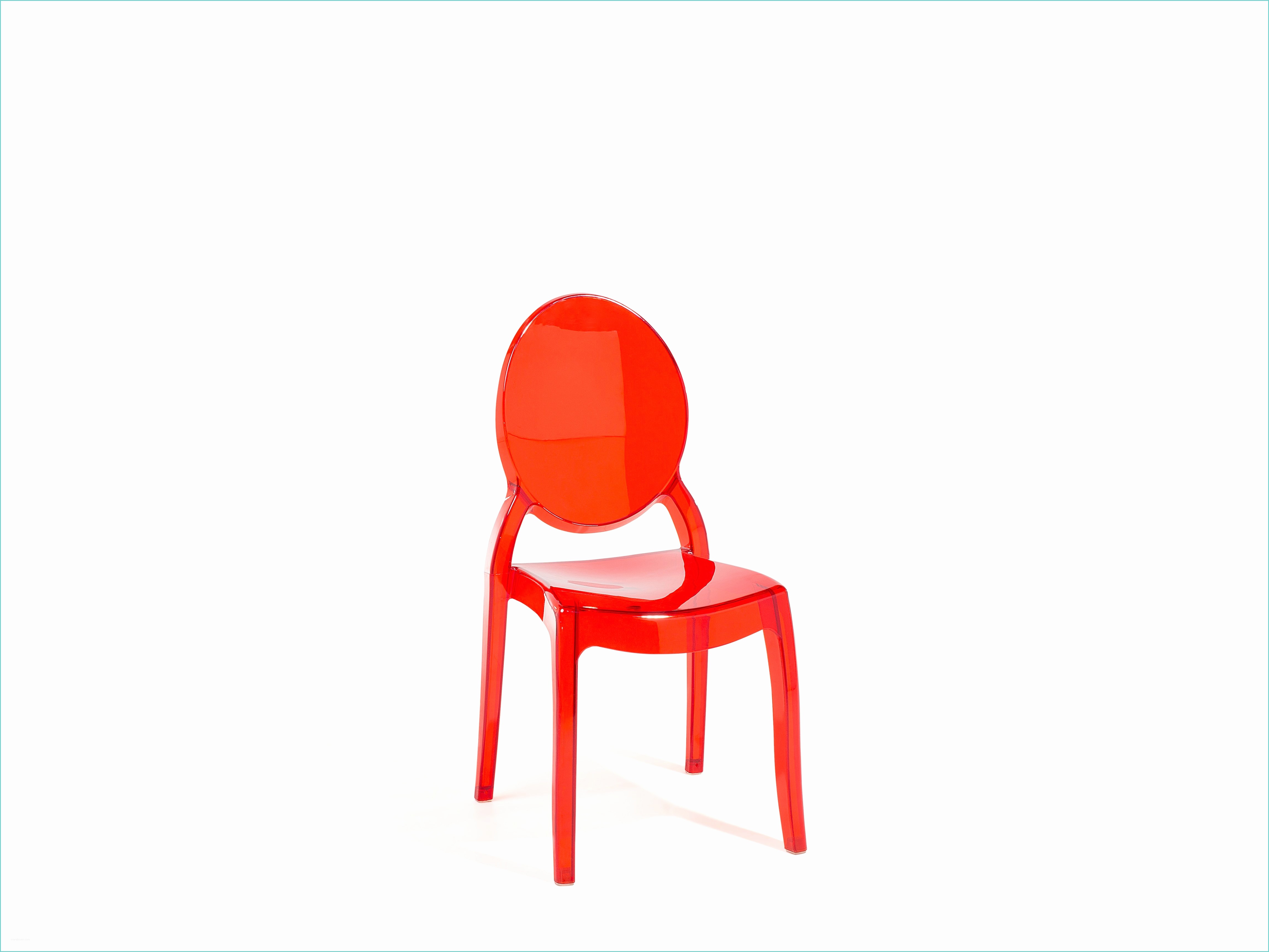 Chaise En Plastique Transparente Chaise Design Chaise En Plastique Transparent Rouge