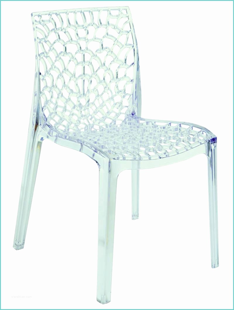 Chaise En Plastique Transparente Chaise Gruvyer Design Polycarbonate Transparent Cristal