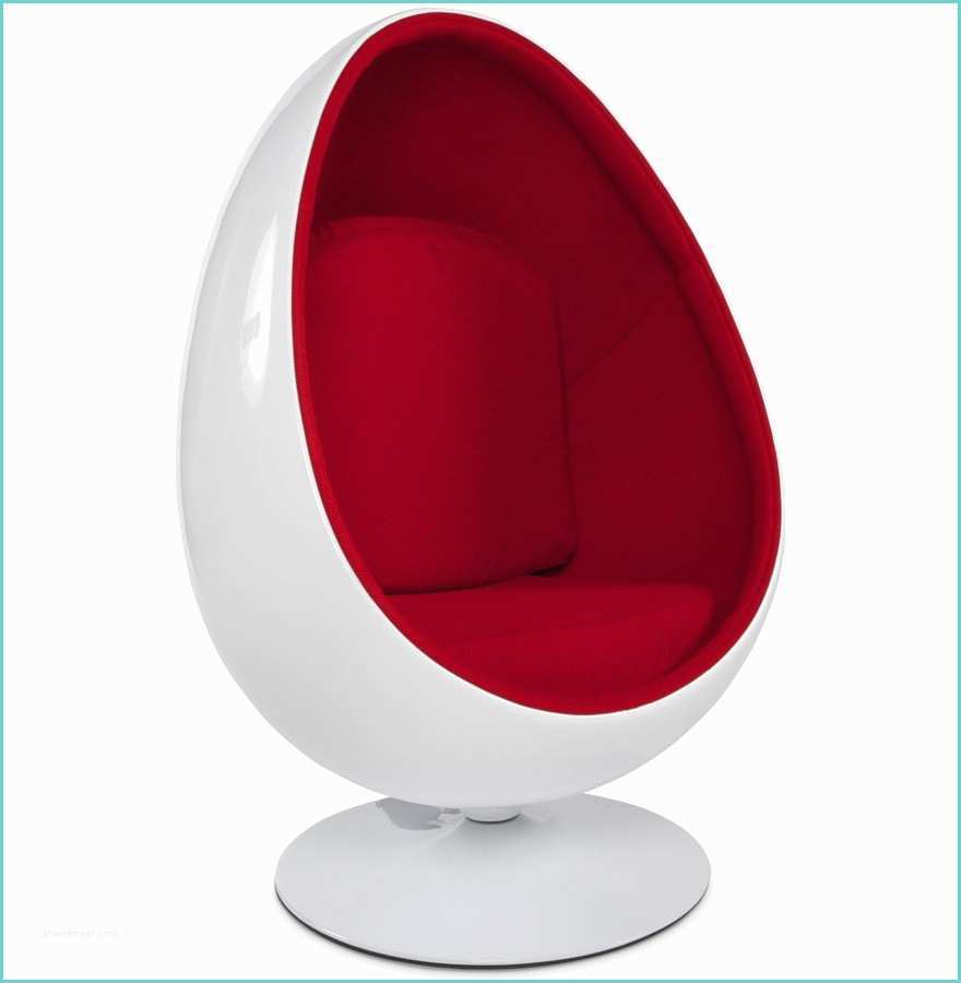 Chaise Oeuf Ikea Fauteuil œuf Cocoon Blanc Et Rouge Fauteuil Egg Design