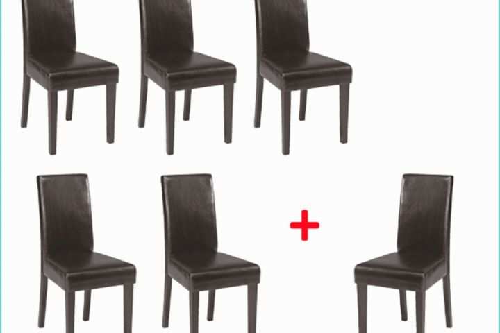 Chaise Salle A Manger Lot De 5 Chaises 1 Offerte Guevara Marron