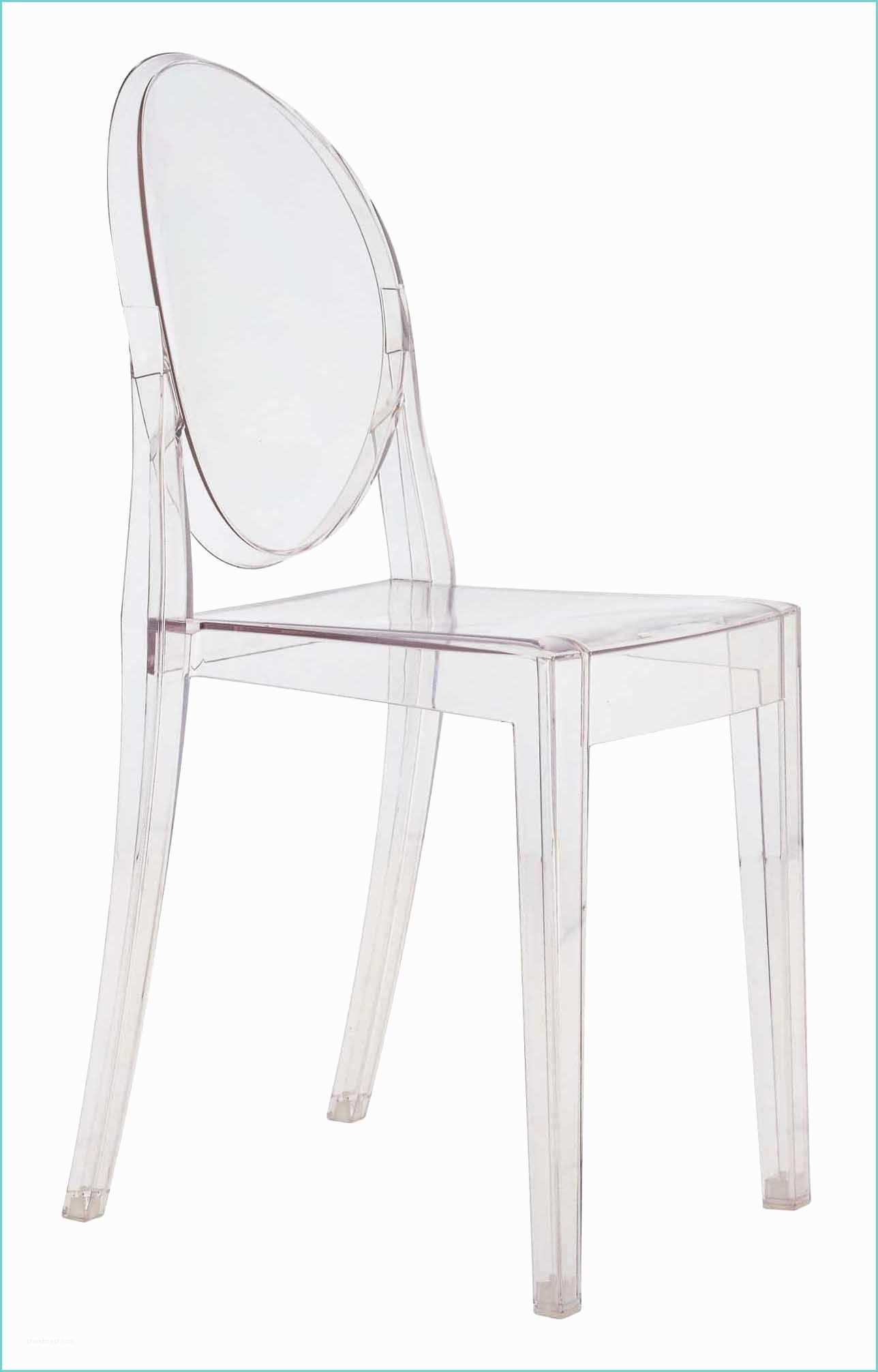 Chaise Starck Louis Ghost Chaise Empilable Victoria Ghost Transparente