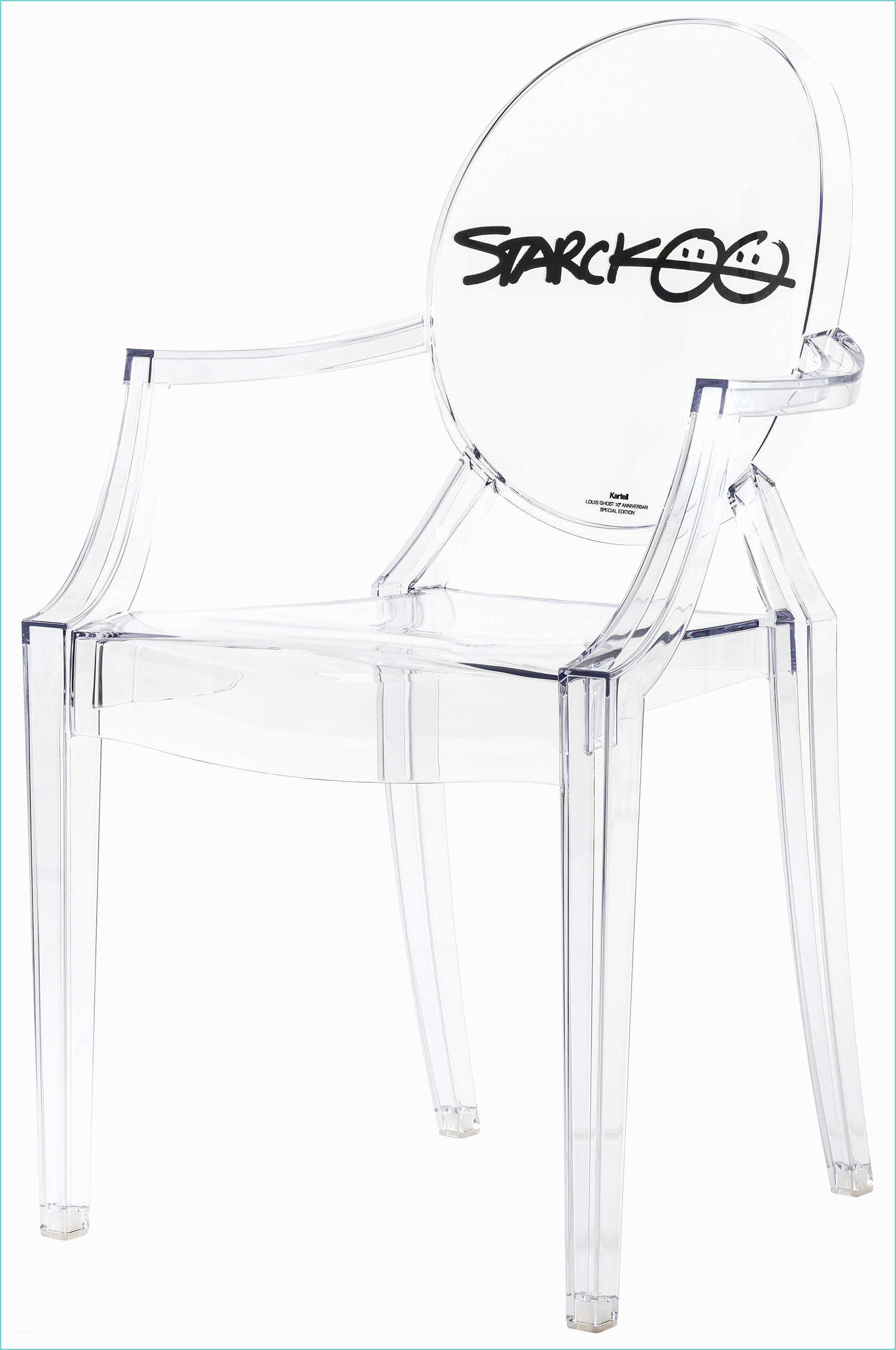 Chaise Starck Louis Ghost Fauteuil Empilable Louis Ghost Collector Transparent