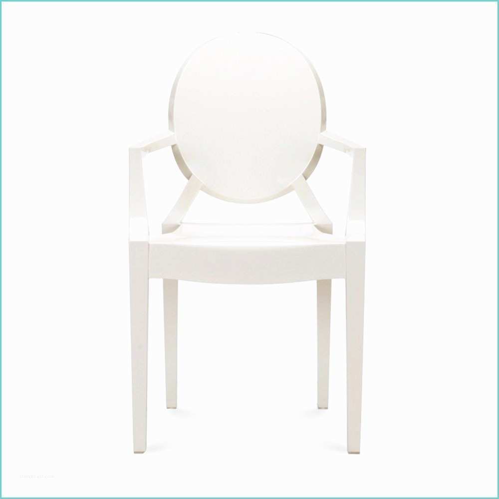 Chaise Starck Louis Ghost Style Ivory White Louis Ghost Armchair