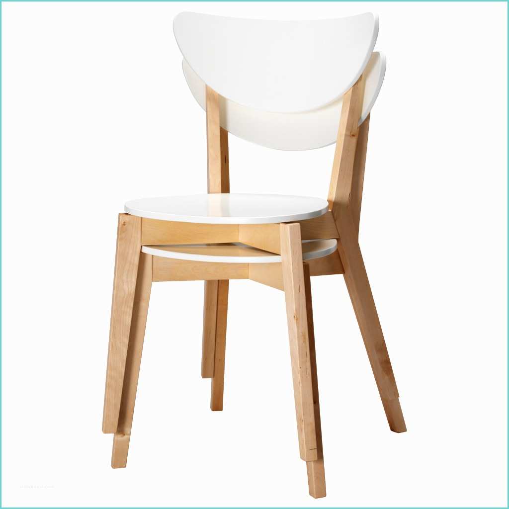 Chaises Blanches Et Bois Chaise De Cuisine A Ikea