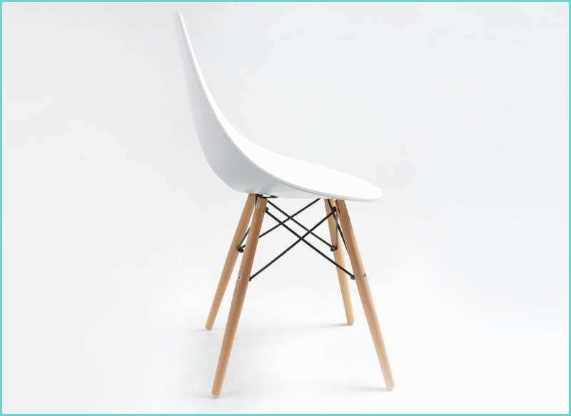 Chaises Blanches Et Bois Chaise Design Blanche Pied Bois 1 – Idées De Décoration