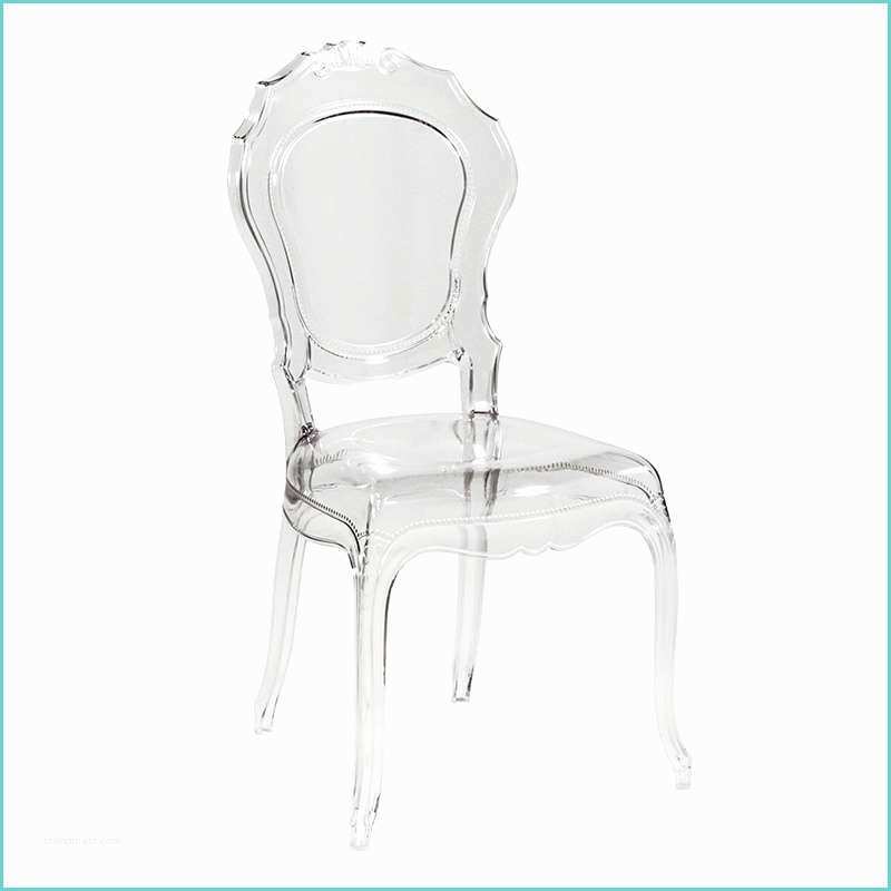 Chaises Plexi Transparentes Chaise Design En Polycarbonate Style Régence Belle