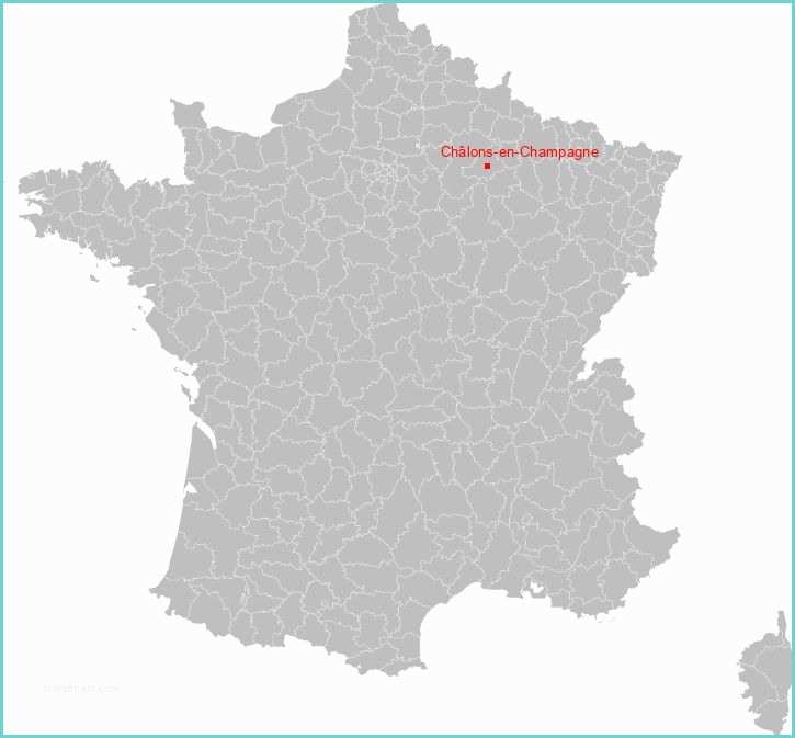 Chalons Sur Marne Code Postal Carte De Châlons En Champagne Situation Géographique Et