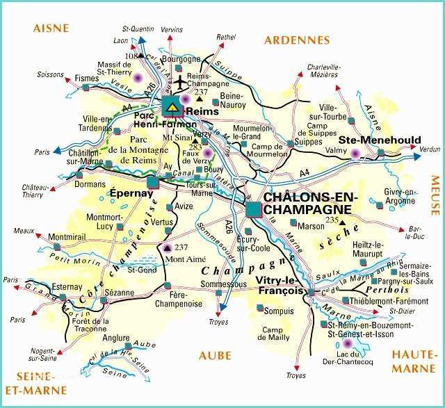 Chalons Sur Marne Code Postal Carte Departement Marne Département Marne Et Codes