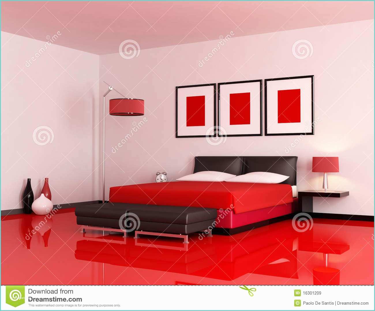 Chambre A Coucher Moderne Romantique Rouge Chambre à Coucher Rouge Et Noire Moderne Libres De