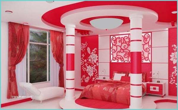 Chambre A Coucher Moderne Romantique Rouge Chambre Ambiance Romantique Idées Déco Moderne