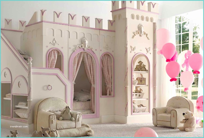 Chambre De Fille Princesse Lit Enfant Pour La Chambre Fille Ou Garçon En 41 Exemples