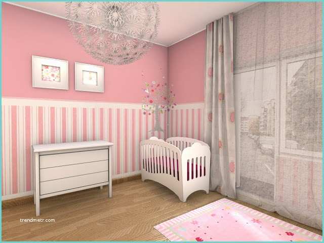 Chambre Fille Blanc Et Rose Chambre Bébé Fille En Gris Et Rose 27 Belles Idées à