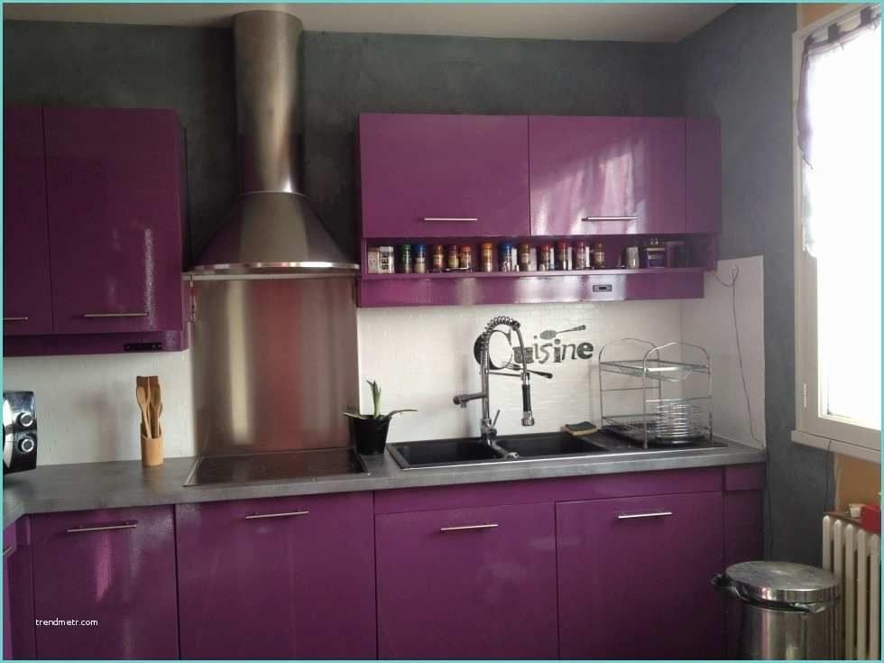 Chambre Grise Et Violette Cuisine Photo 2 4
