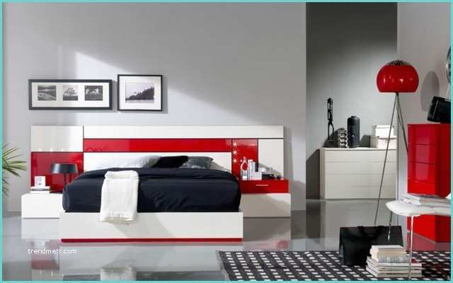 Chambre Noir Et Blanc Et Rouge 99 Idées Déco Chambre à Coucher En Couleurs Naturelles