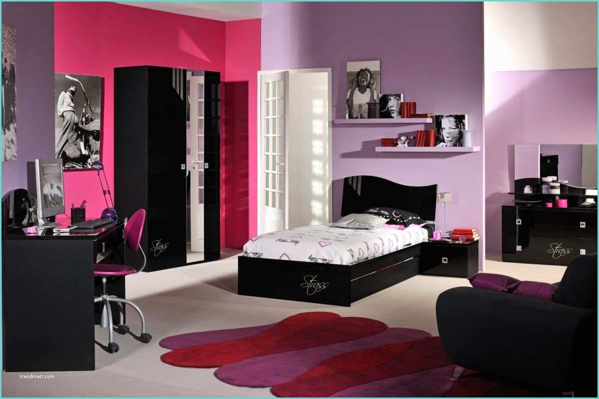 Chambre Noir Et Rose Chambre Moderne Garcon