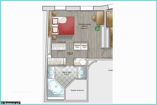 Chambre Parentale Avec Dressing Et Salle De Bain 14 Plans Pour Moderniser Un Appartement Côté Maison