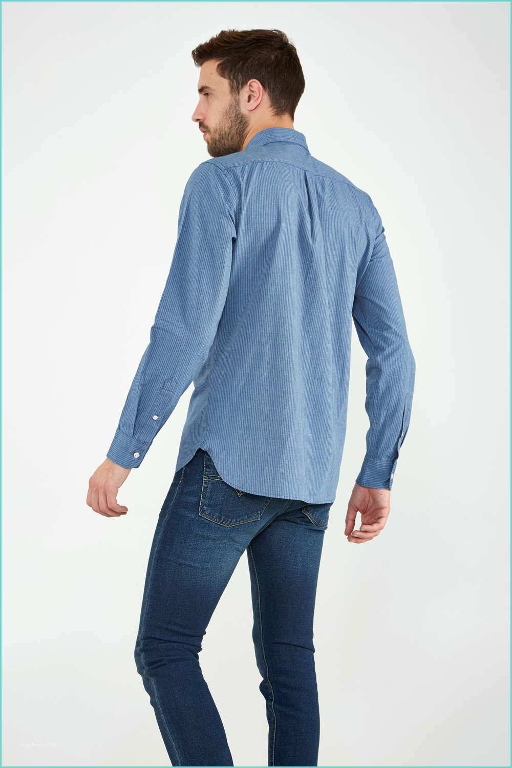 Chemise En Jean Levis Levi S Chemise En Jeans Levi S Sunset 1 Pocket Shirt Bleu