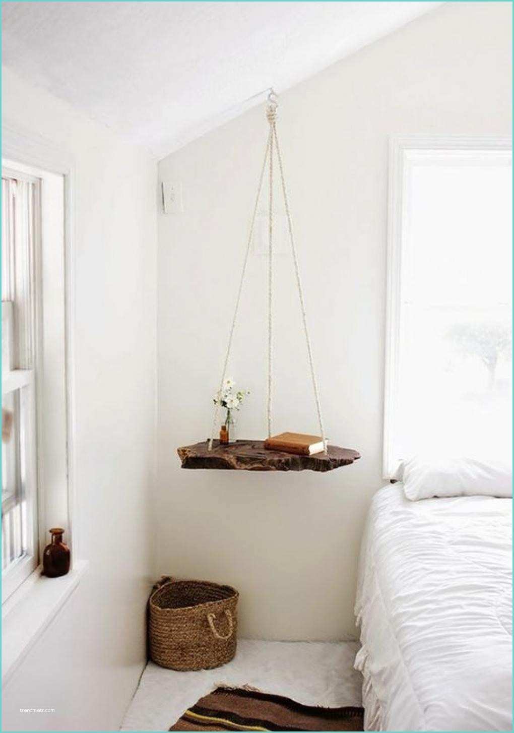 Chevet Suspendu Design Déco Maison Une Table De Chevet Suspendue Inspirations