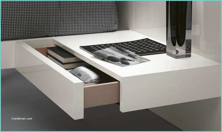 Chevet Suspendu Design Table De Chevet Suspendue Blanc – Table Basse Table