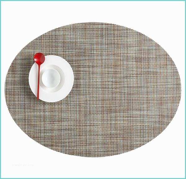 Chilewich Placemats Amazon Mini Basketweave Oval Placemat