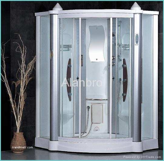 China Acrtlic Douche Steam Shower Carbin with Bathtub Suppliers Acrylic Glass Steam Shower Room Bathroom Cabin G248