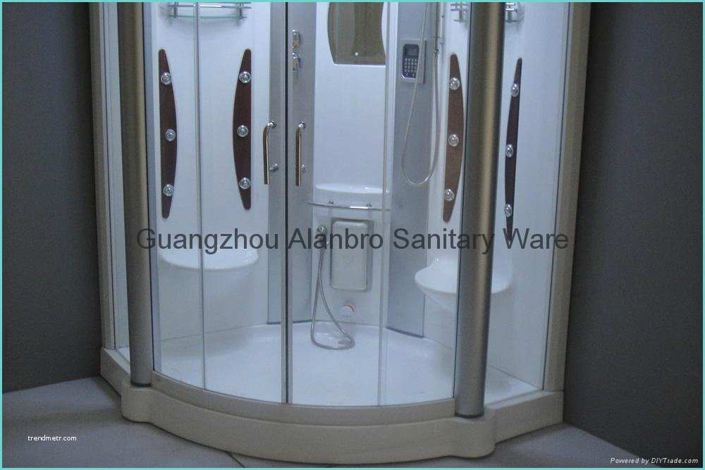 China Acrtlic Douche Steam Shower Carbin with Bathtub Suppliers Acrylic Glass Steam Shower Room Bathroom Cabin G248
