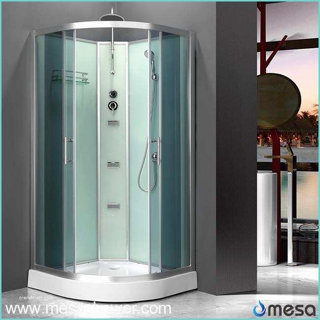 China Acrtlic Douche Steam Shower Carbin with Bathtub Suppliers China Sector Shape Sliding Glass Door Shower Cabin Room