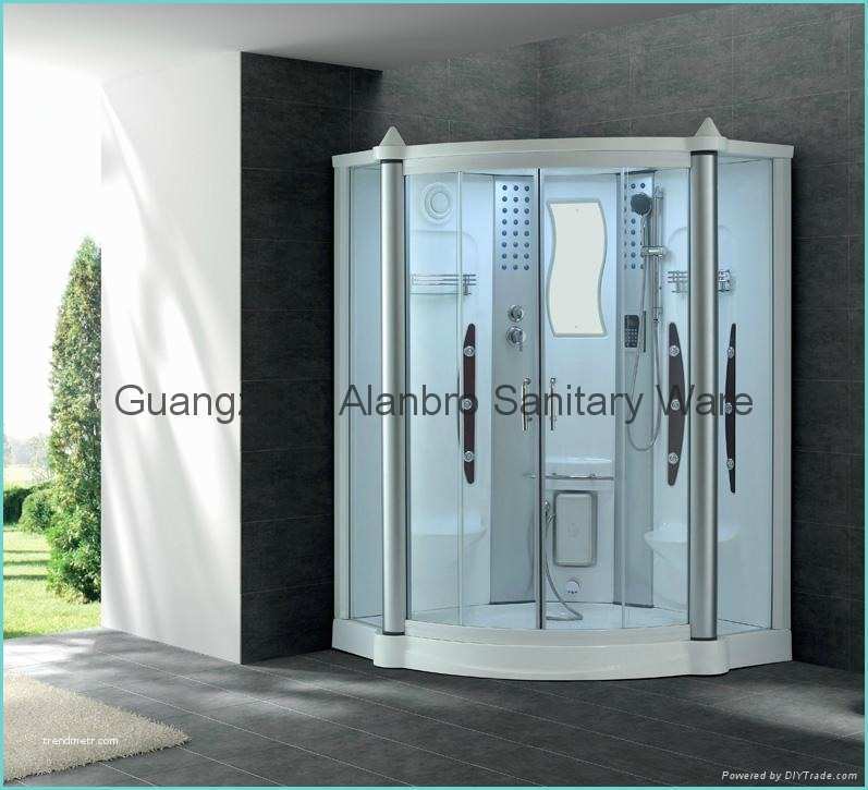 China Italian Shower Cabin Factory Acrylic White Shower Steam Cabin Massage Shower Room G248