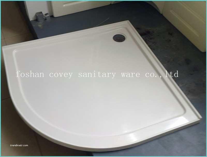 China Low Tub Sector Shower Cabin Manufacturers China Sector Shape Polymarble Base Bathroom Shower Tray A