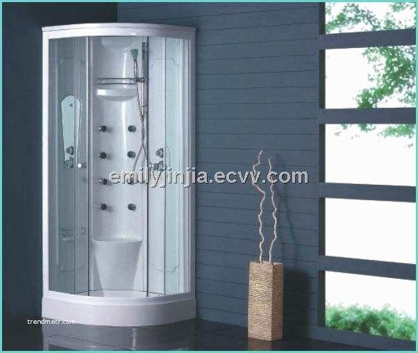 China Low Tub Sector Shower Cabin Manufacturers White Abs Low Tray Shower Cabin with Mirror Mjy 8033